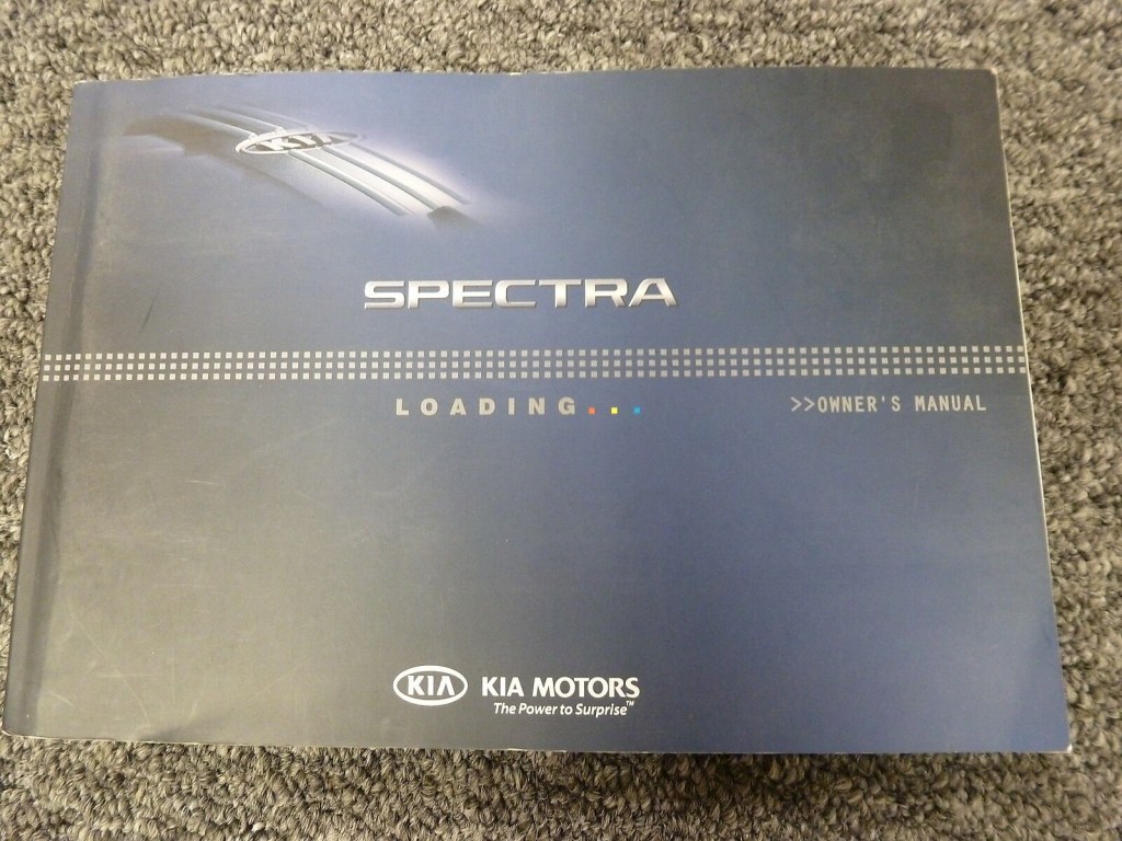 Picture of: Kia Spectra Sedan Owner Owner’s Manual User Guide LX EX SX