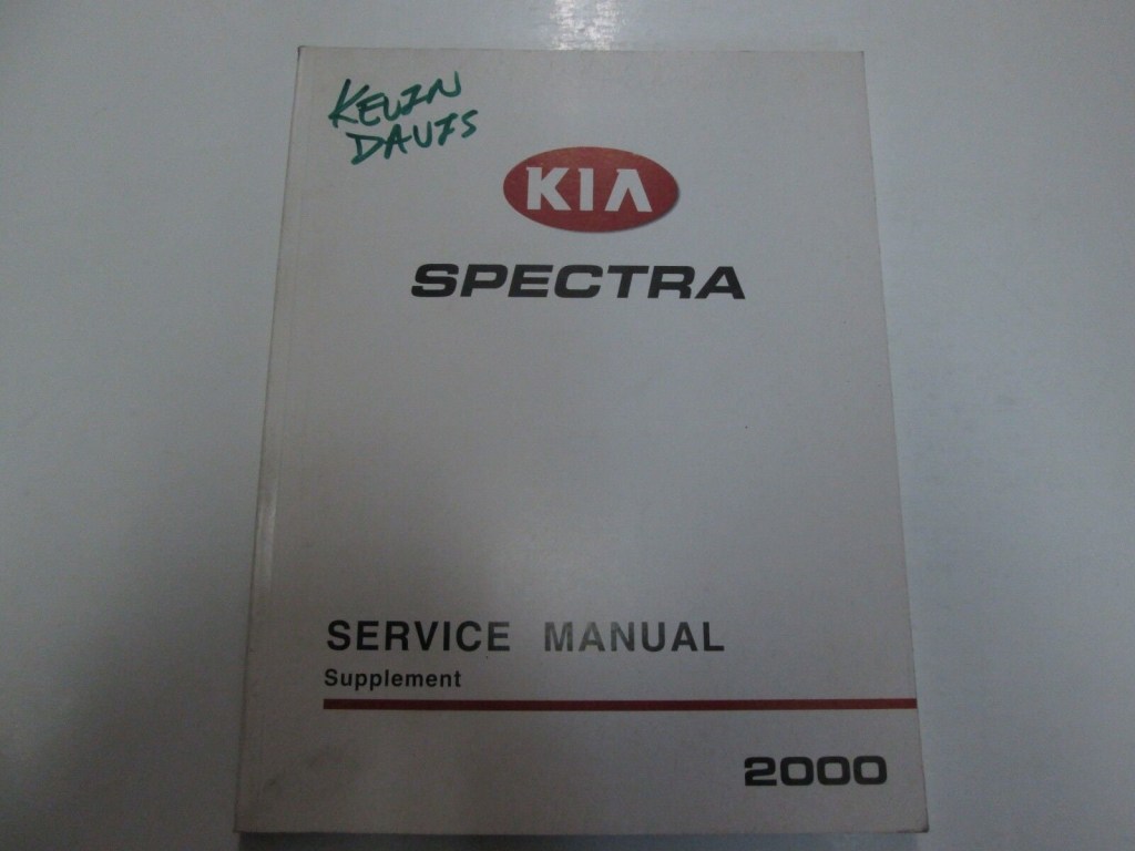 Picture of: Kia Spectra Service Handbuch Ergänzung Schreiben Kleinere