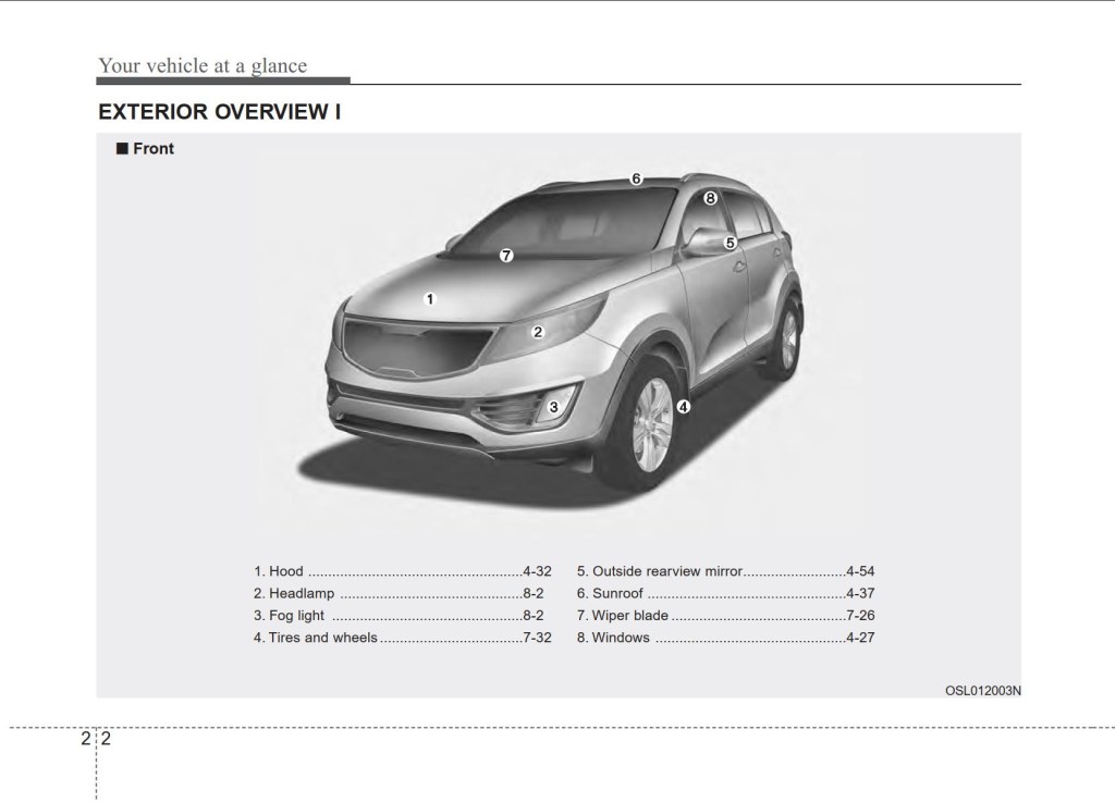 Picture of: KIA Sportage  Owner’s Manual – Download In PDF For Free