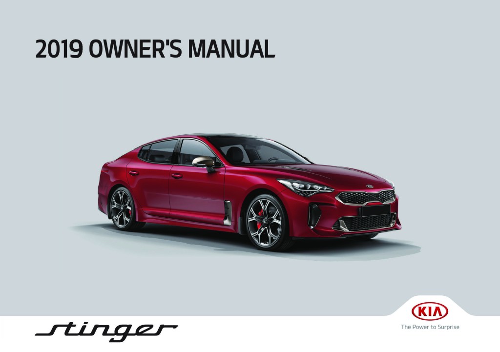 Picture of: Kia Stinger owners manual – OwnersMan