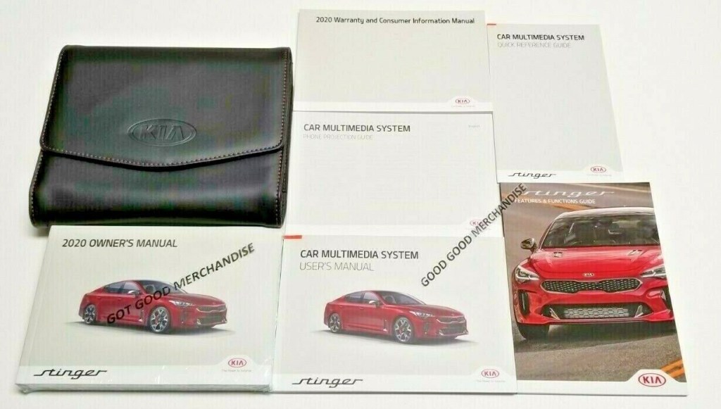 Picture of: KIA STINGER OWNERS MANUAL V . I