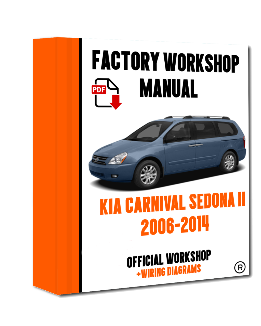 Picture of: OFFICIAL WORKSHOP Manual Service Repair guide Kia Sedona  –