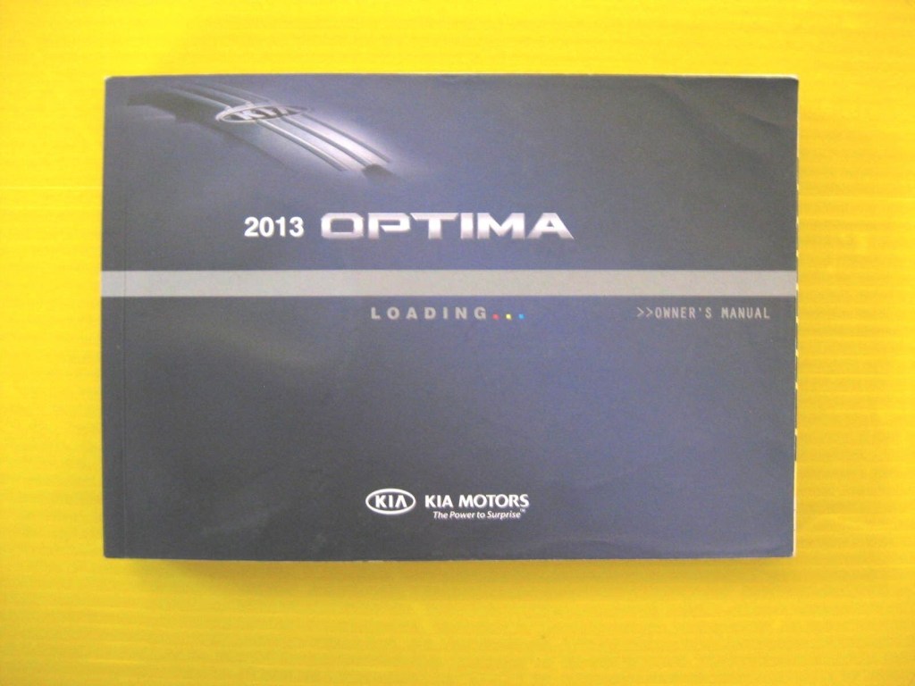 Picture of: Optima  20 Kia Owners Owner’s Manual OEM