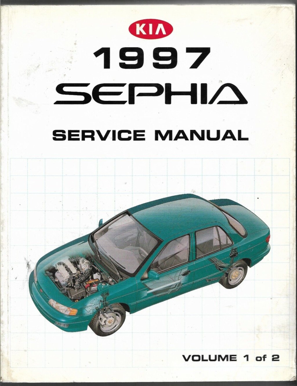 Picture of: Original OE OEM Factory  Kia Sephia Service Manual Volume  # US  PS  00