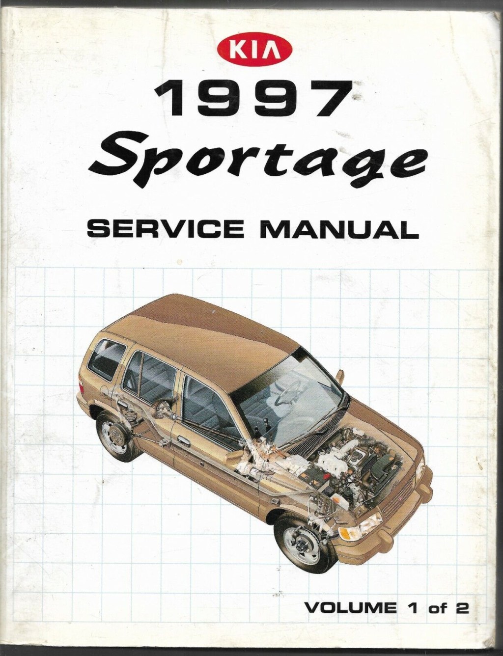 Picture of: Original OE OEM Factory  Kia Sportage Service Manual Volume  # UP   PS00