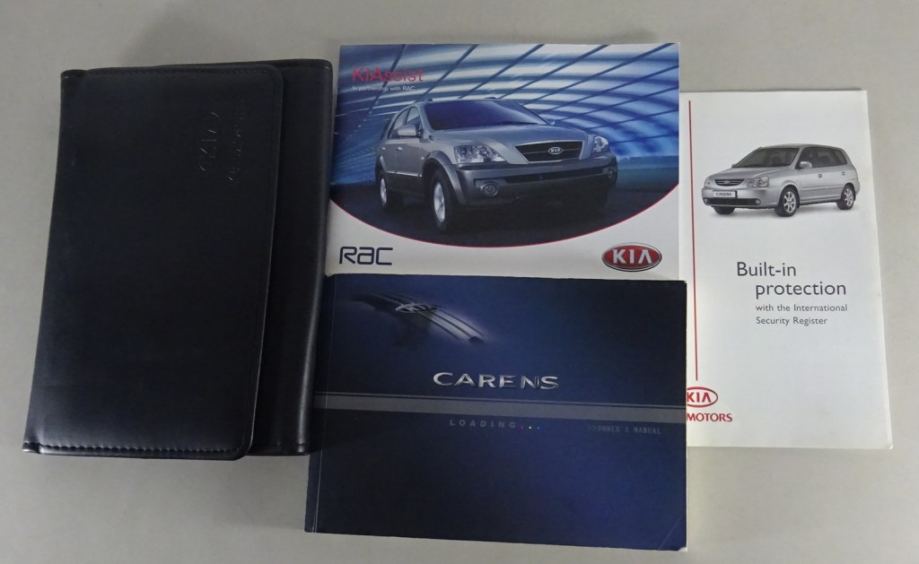 Picture of: Owner’s Manual / handbook + Wallet Kia Carens from