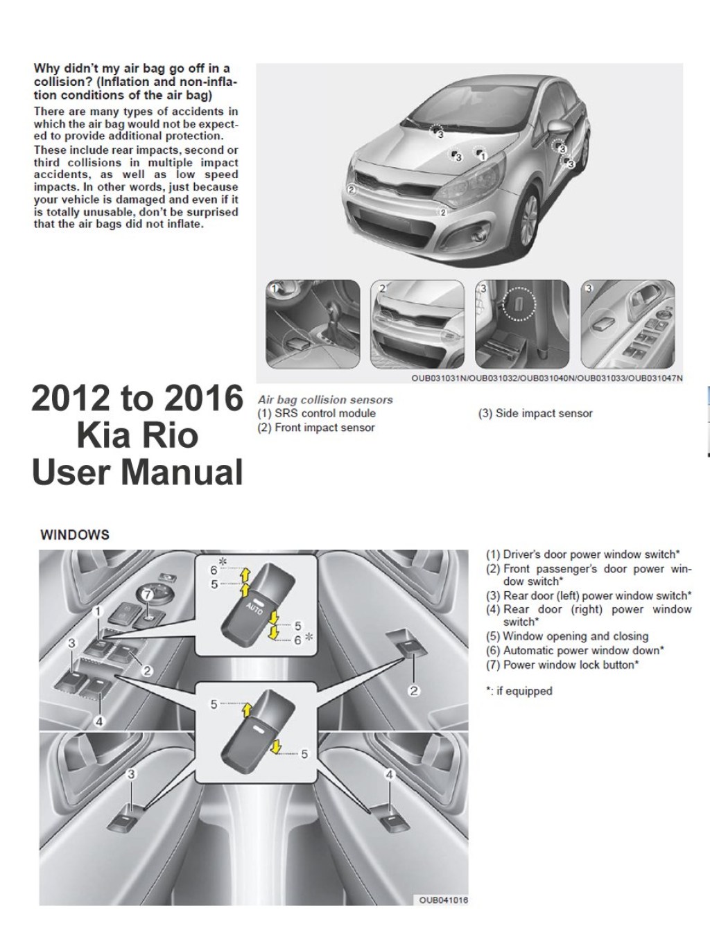 Picture of: to  Kia Rio Owners Manual – Payhip