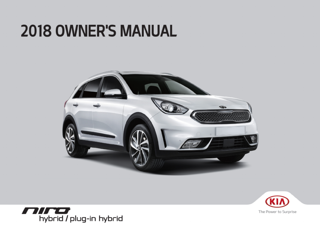 Picture of: User manual Kia Niro Plug-in Hybrid () (English –  pages)