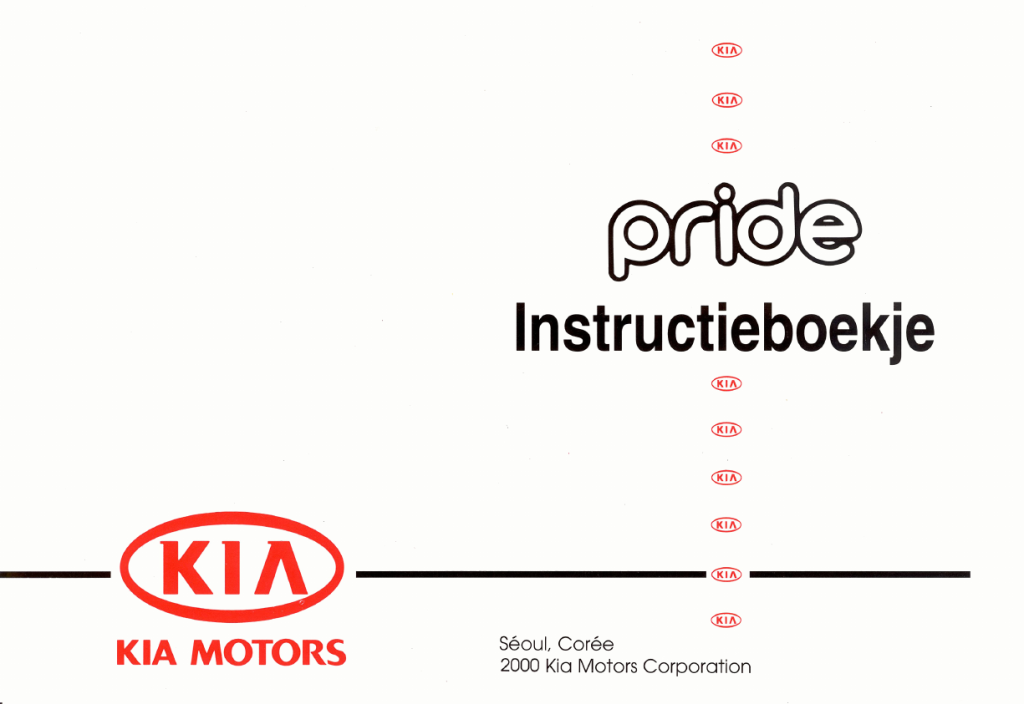 Picture of: User manual Kia Pride () ( pages)