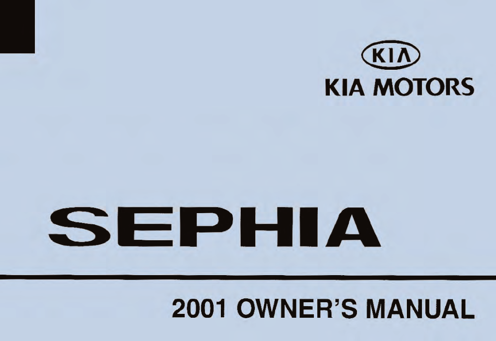 Picture of: User manual Kia Sephia () (English –  pages)