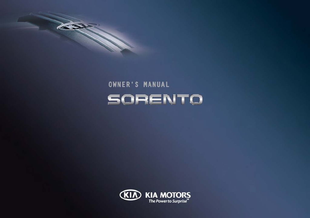 Picture of: User manual Kia Sorento () (English –  pages)